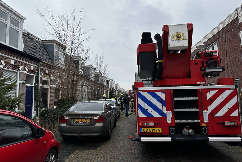 Brand in slaapkamer snel onder controle