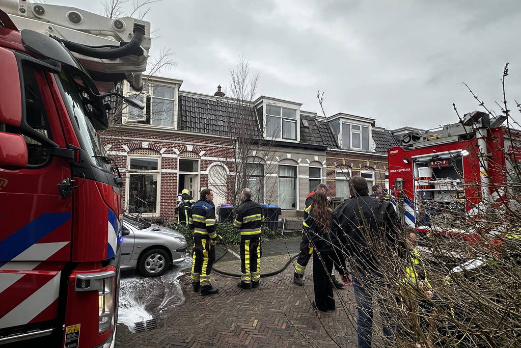Brand in slaapkamer snel onder controle
