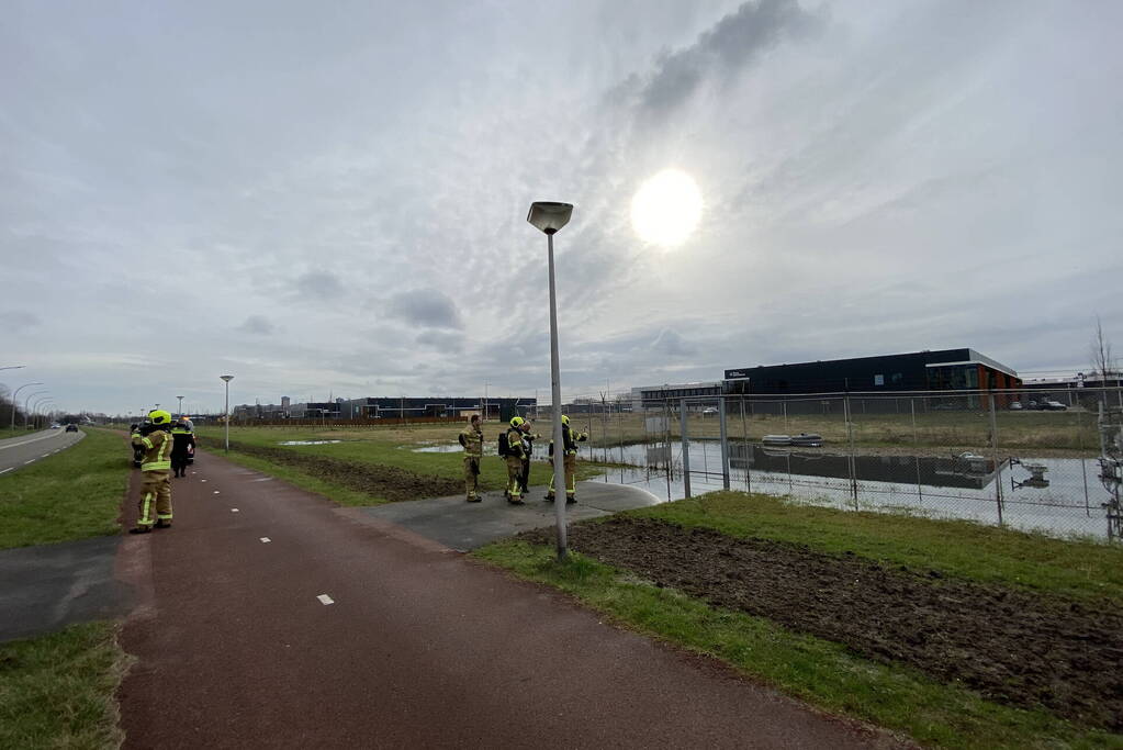 Onderzoek naar mogelijke gaslekkage in verdeelstation