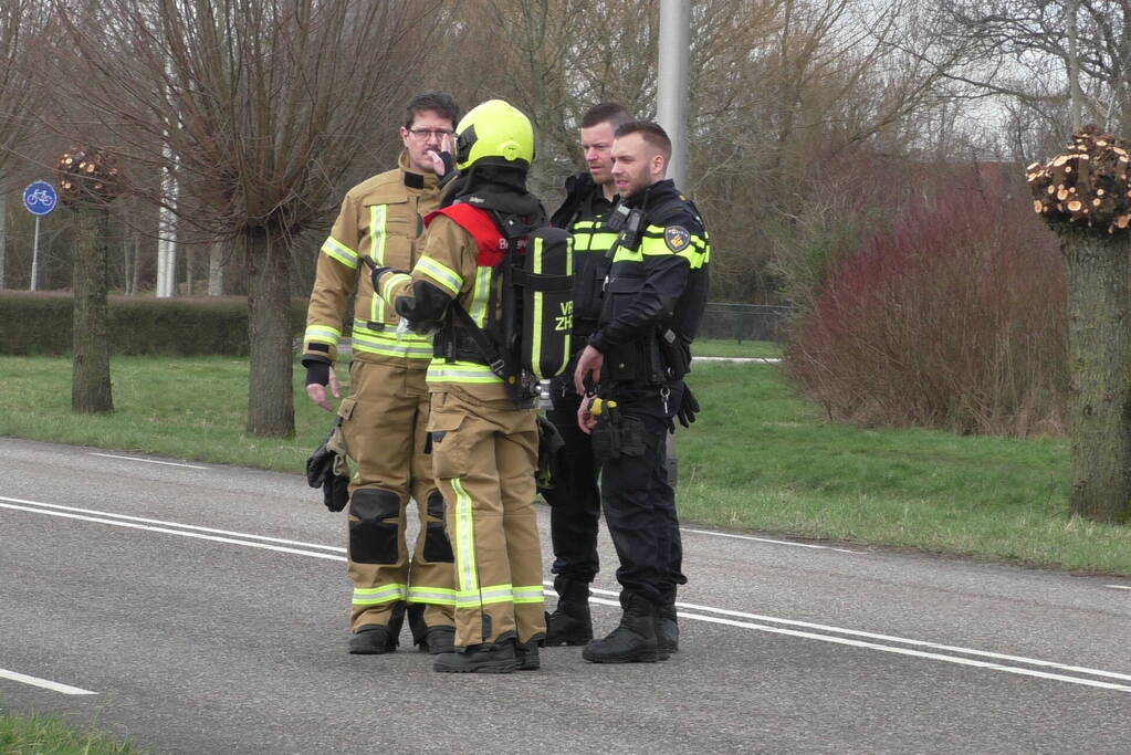 Onderzoek naar mogelijke gaslekkage in verdeelstation