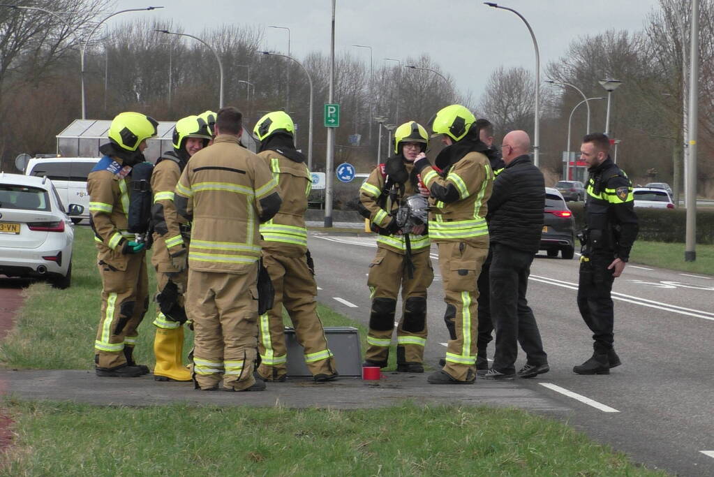 Onderzoek naar mogelijke gaslekkage in verdeelstation