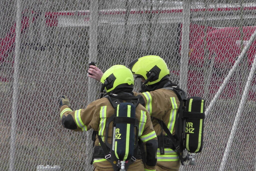 Onderzoek naar mogelijke gaslekkage in verdeelstation