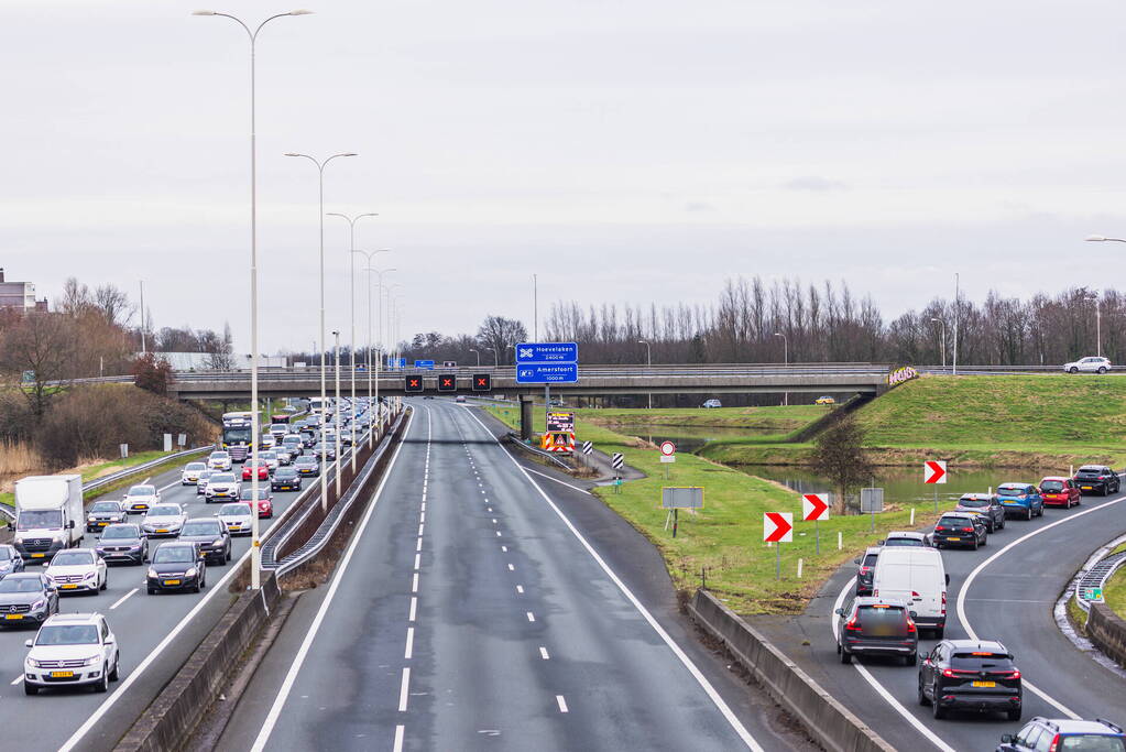 Snelweg afgesloten vanwege ernstig incident