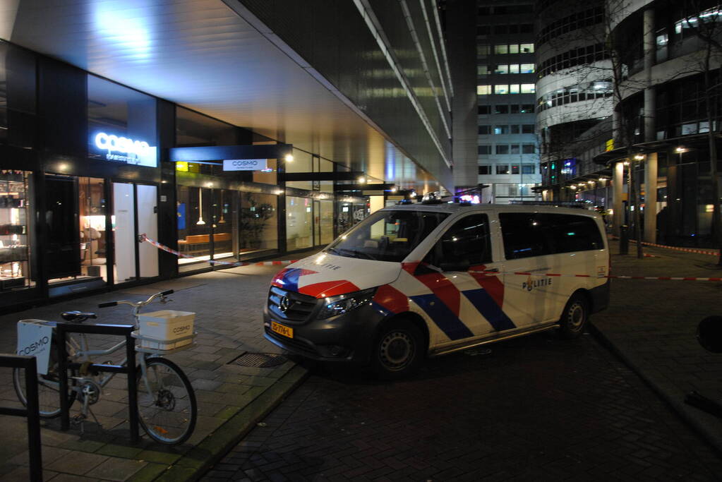 Onderzoek naar aangetroffen kogelgaten raam