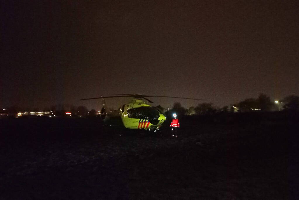 Traumahelikopter ingezet voor incident in woning