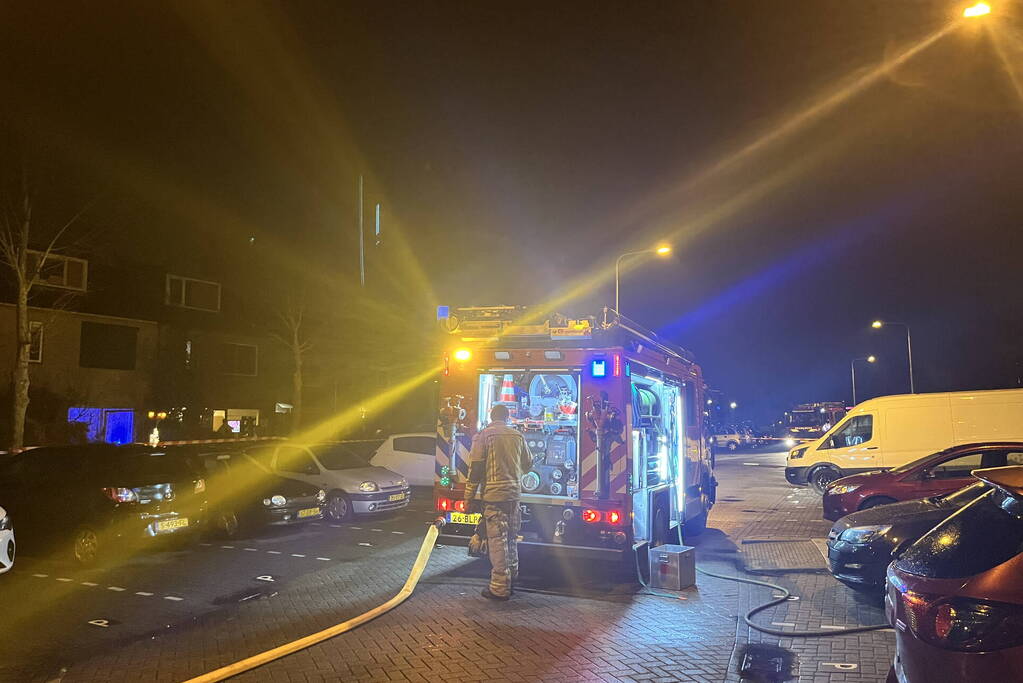 Brand in woning snel geblust