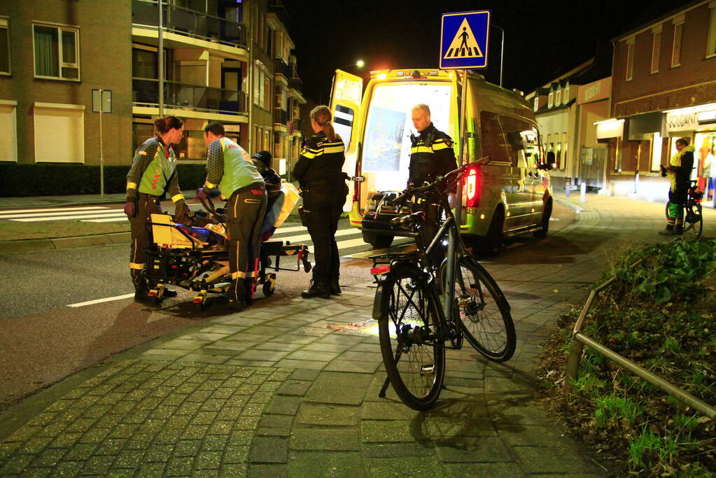 Fietser raakt gewond door val