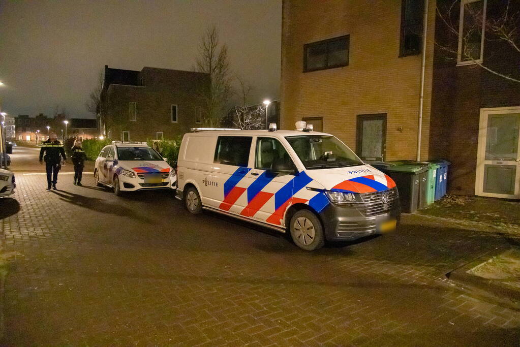 Overval op woning verdachte op de vlucht