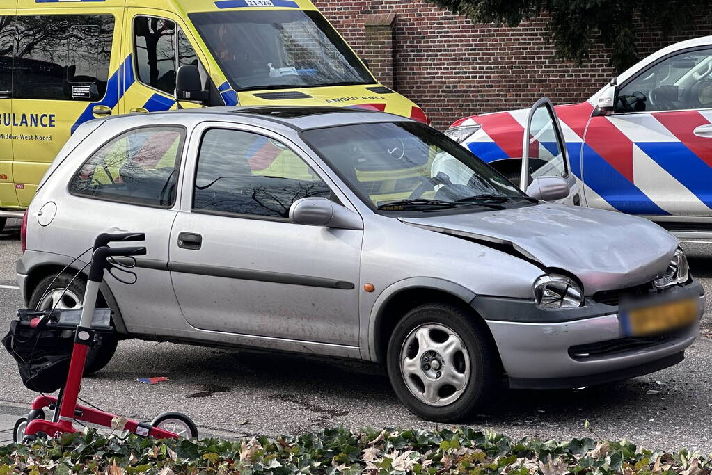 Kop-staartbotsing tussen twee voertuigen