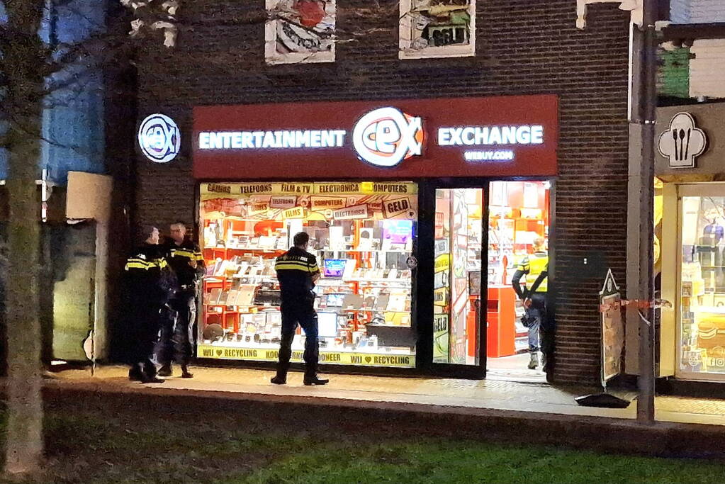 Onderzoek naar overval op winkel