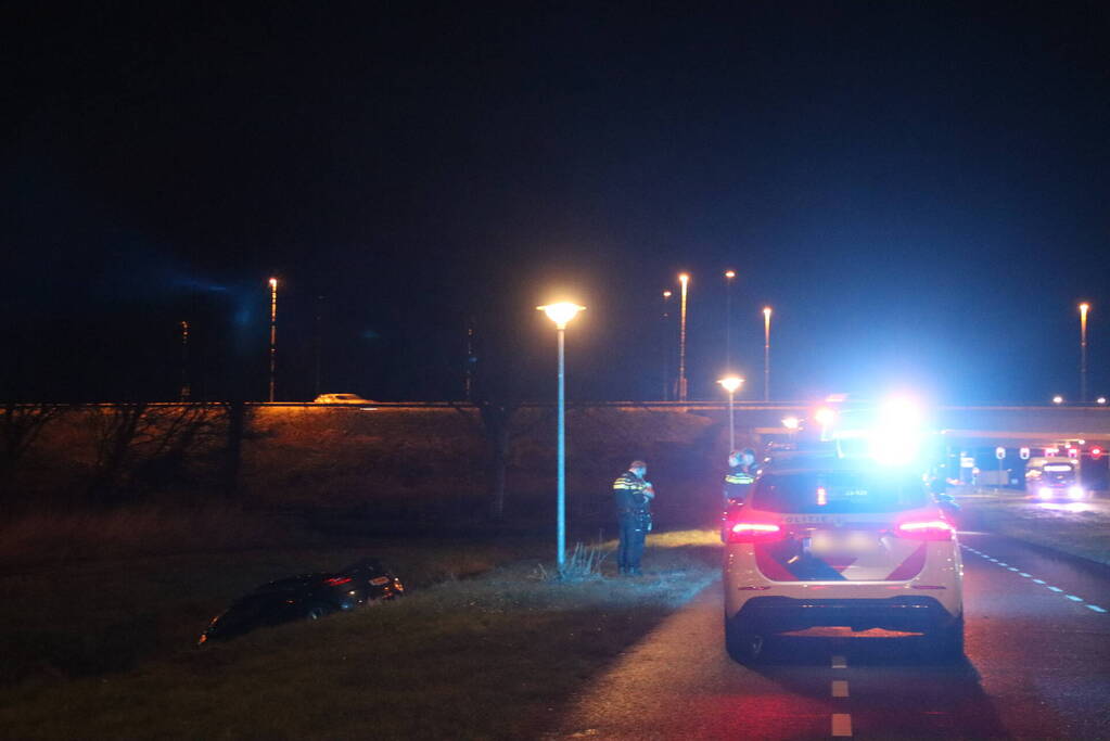 Bestuurder na crash opgepakt voor rijden onder invloed