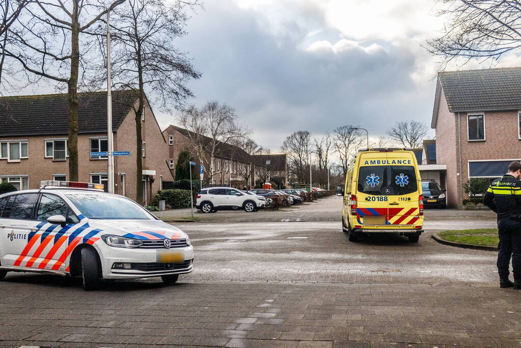 Fietser geschept door automobilist