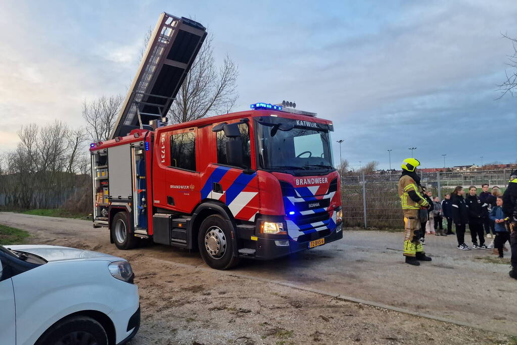 Brandstichting in duingebied door jeugd