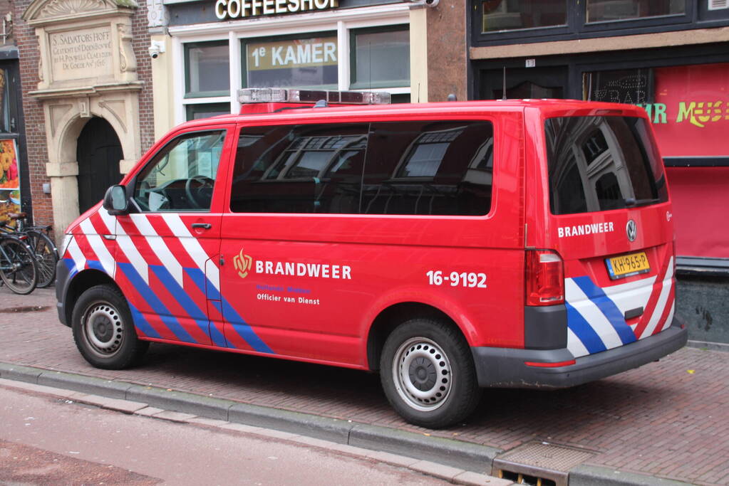 Straat afgesloten vanwege gaslekkage