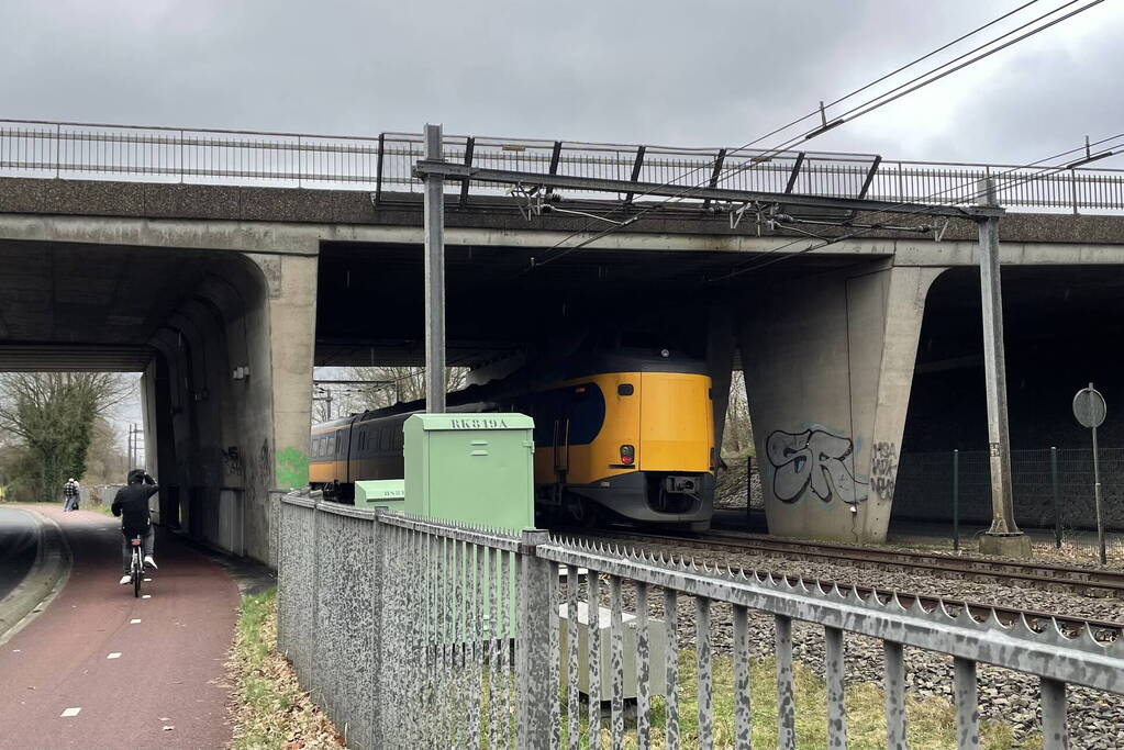 Politie-Inzet langs spoor hindert treinverkeer