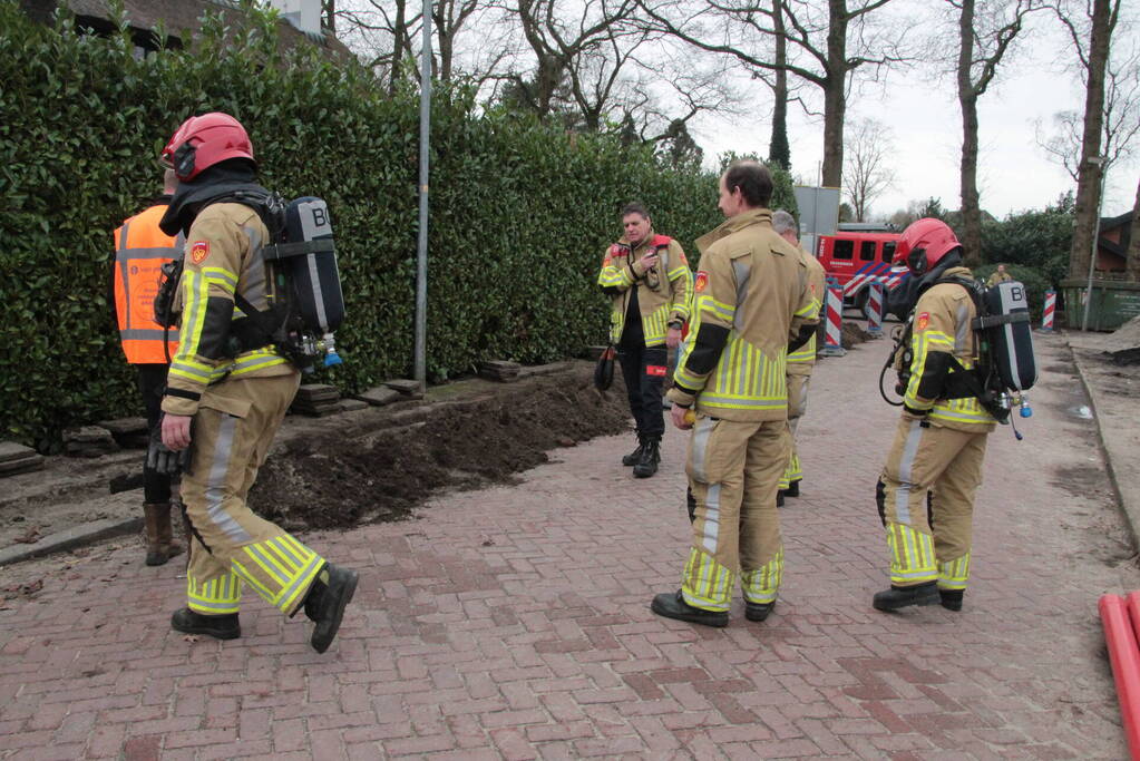 Gaslekkage door graafwerkzaamheden