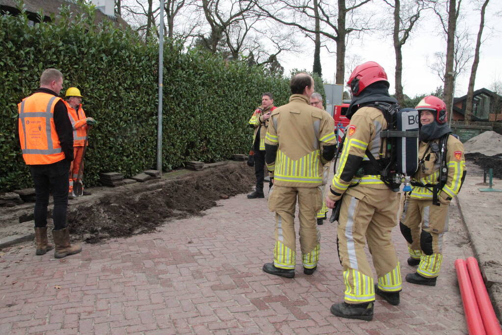 Gaslekkage door graafwerkzaamheden