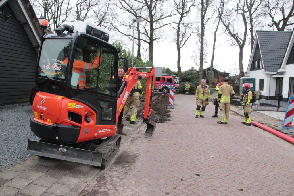 Gaslekkage door graafwerkzaamheden