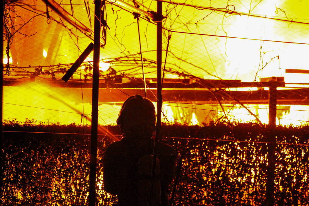 Brandweer ingezet voor uitslaande brand in tuinhuis