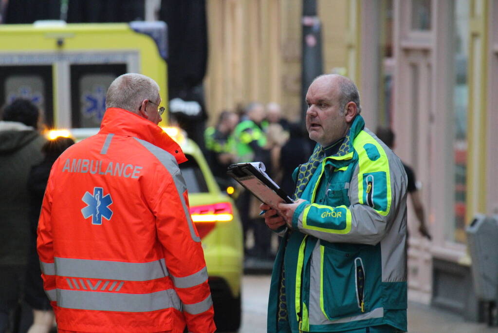 Meerdere personen gered bij grote brand in centrum