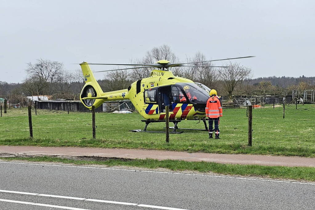 Fietser zwaargewond bij botsing met fietser