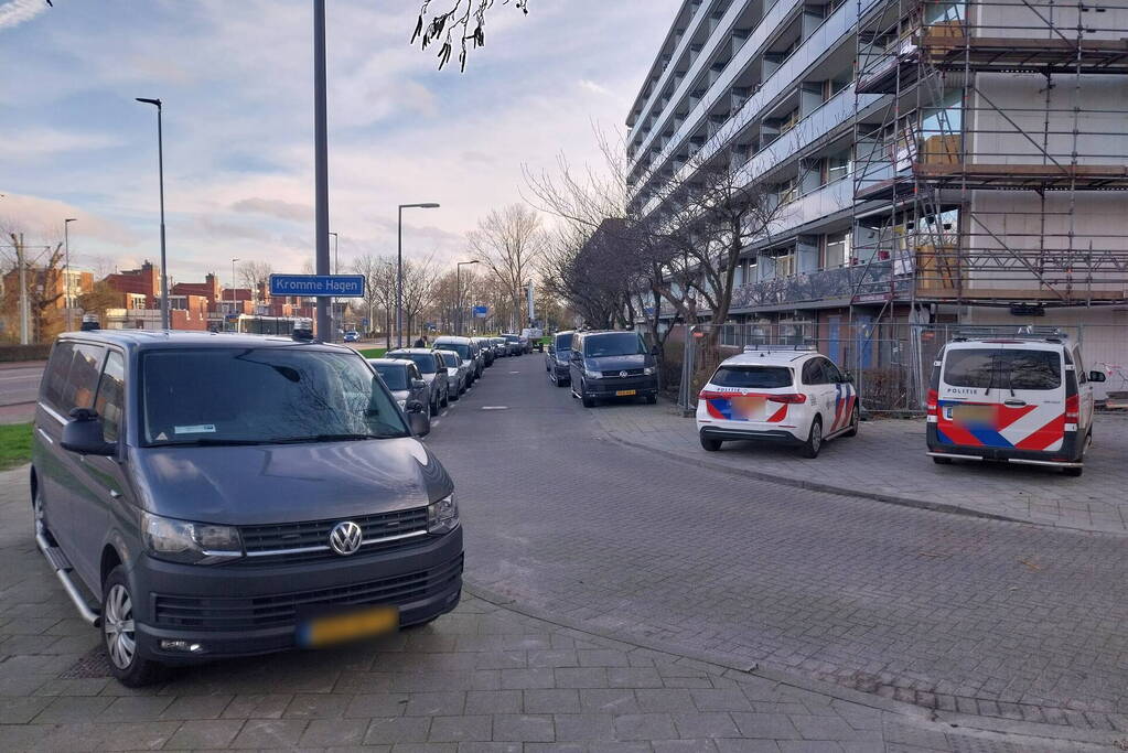 Onderzoek in flatwoning na aantreffen overledene