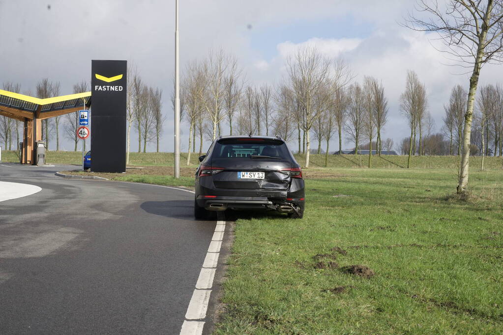 Veel schade bij kop-staartbotsing