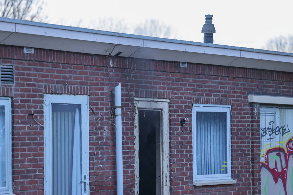 Opnieuw brand in sloopwoningen