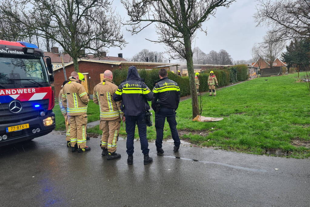 Wederom brand bij sloopwoningen