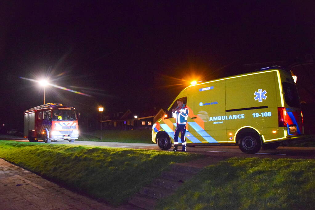 Hulpdiensten massaal ingezet nadat alcoholist muts en bier achterlaat naast water