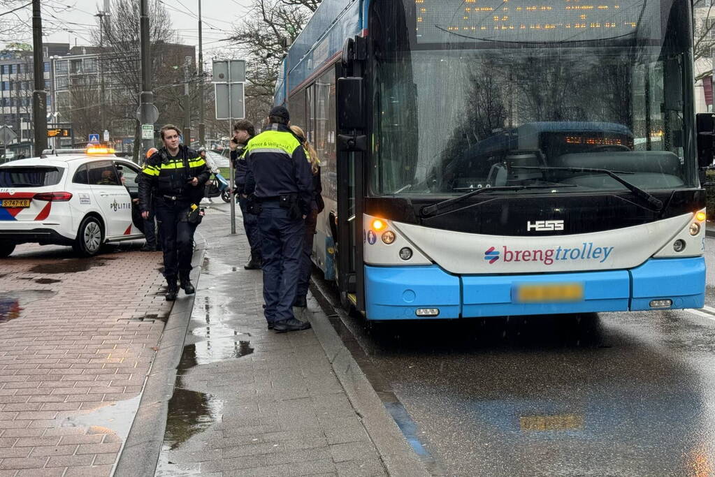 Brommobiel klapt op lijnbus