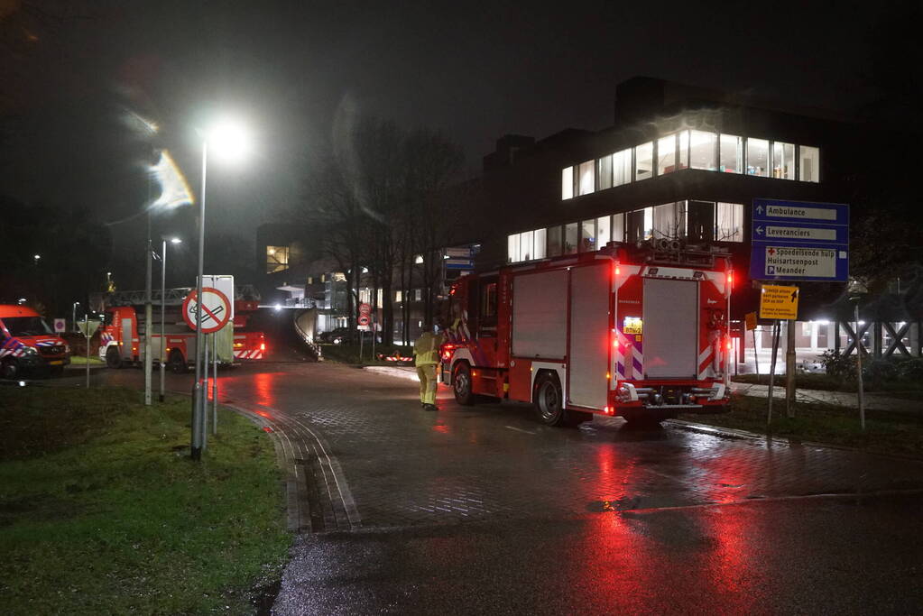 Grote brandweeroefening bij Meander Medisch Centrum