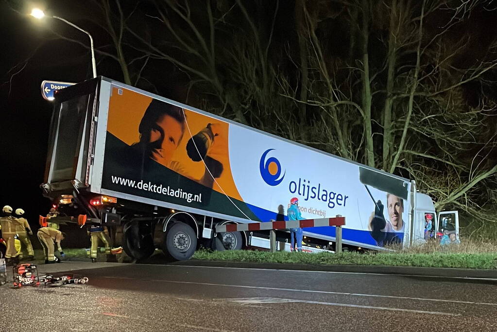 Ernstig ongeval met vrachtwagen