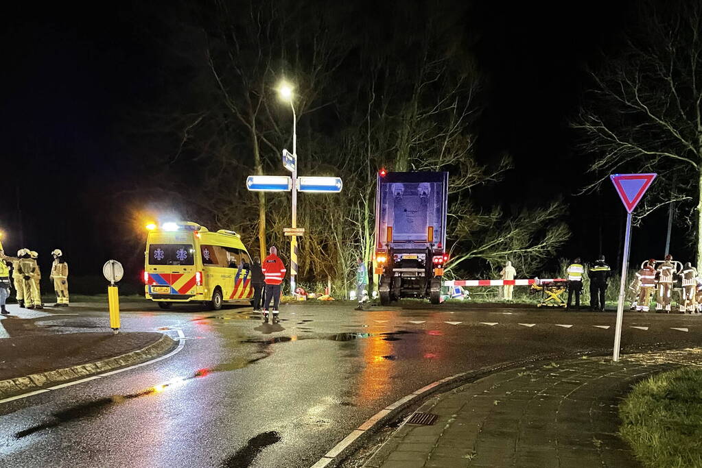 Ernstig ongeval met vrachtwagen