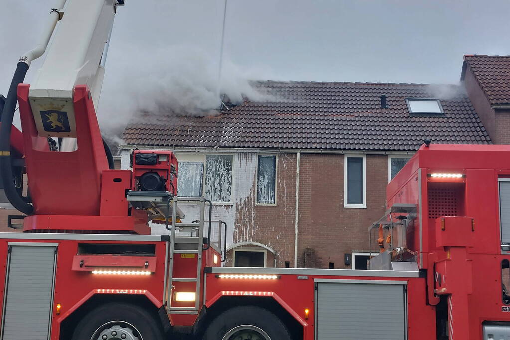 Flinke rookontwikkeling bij uitslaande woningbrand