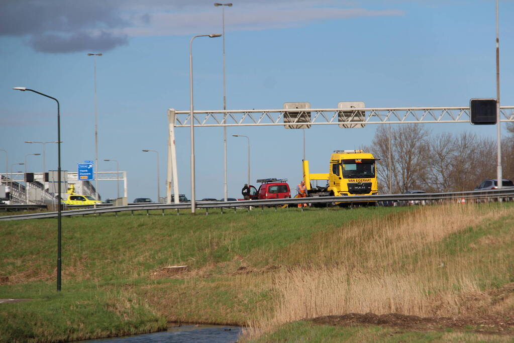 Veel schade bij eenzijdig ongeval