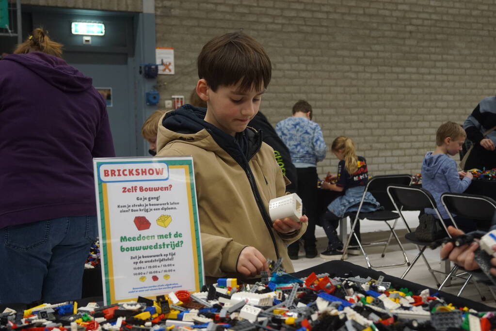 Sporthal walhalla voor liefhebbers van Lego