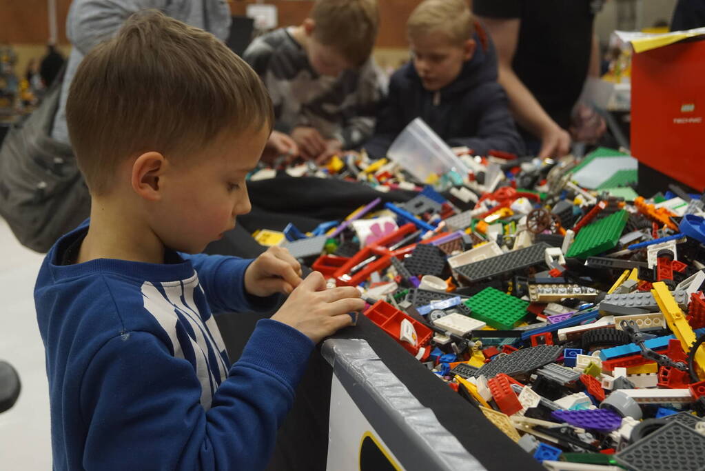 Sporthal walhalla voor liefhebbers van Lego