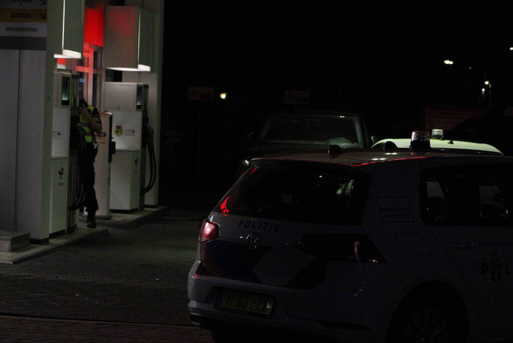 Total tankstation overvallen politie zoekt dader