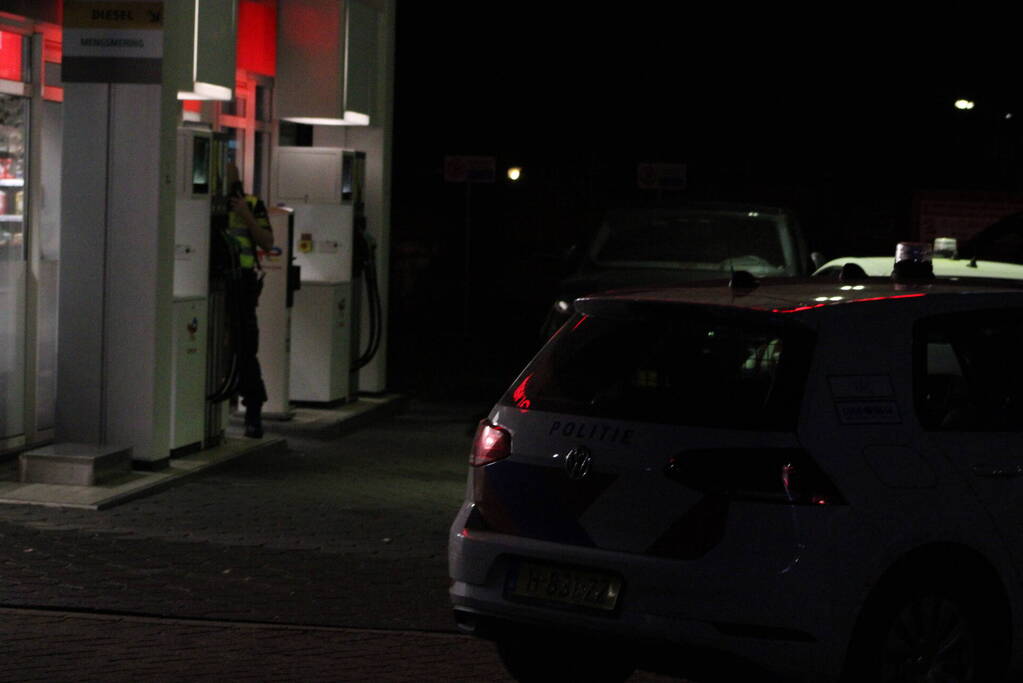 Total tankstation overvallen politie zoekt dader