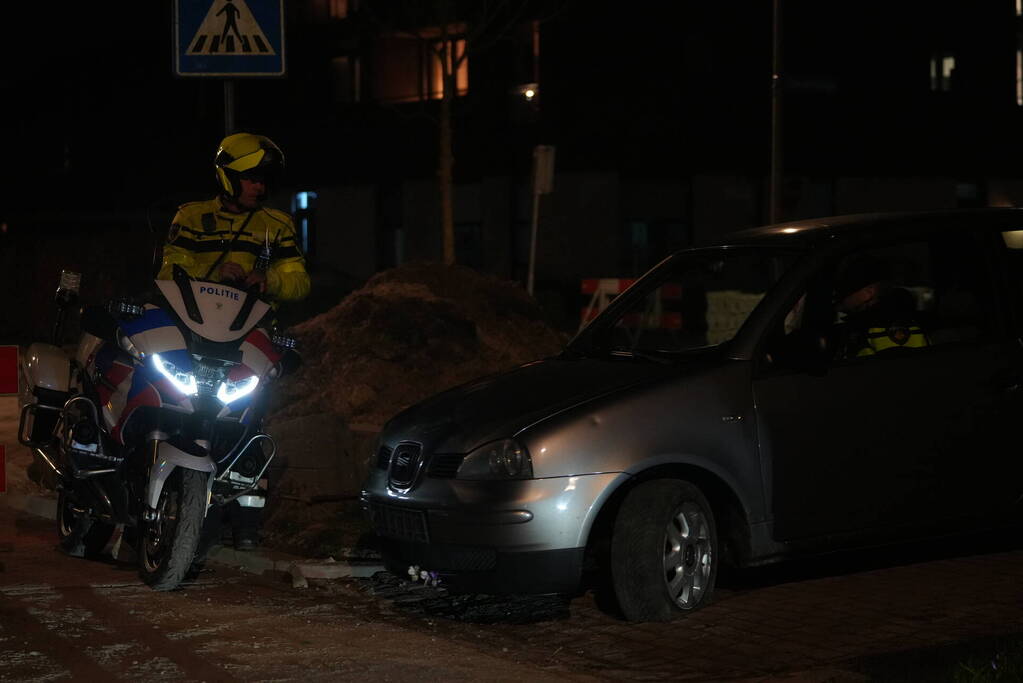 Bestuurder staat op de vlucht na achtervolging