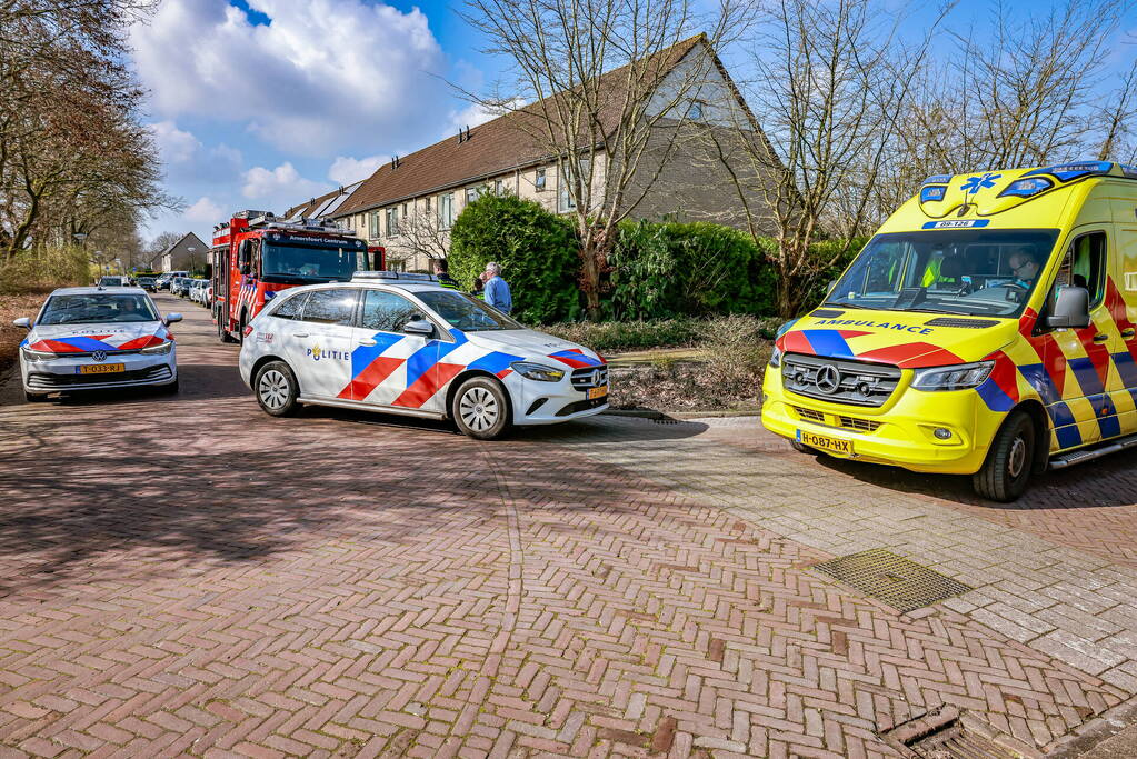 Hulpdiensten groots ingezet na brand in woning