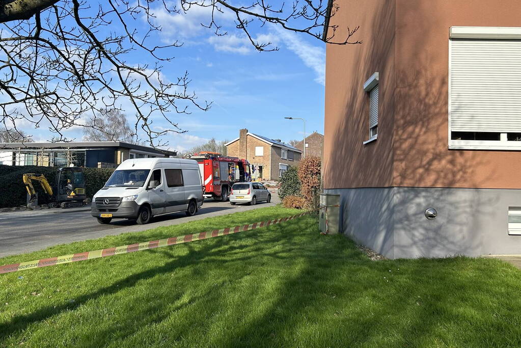 Gasleiding geraakt tijdens aanleg glasvezel