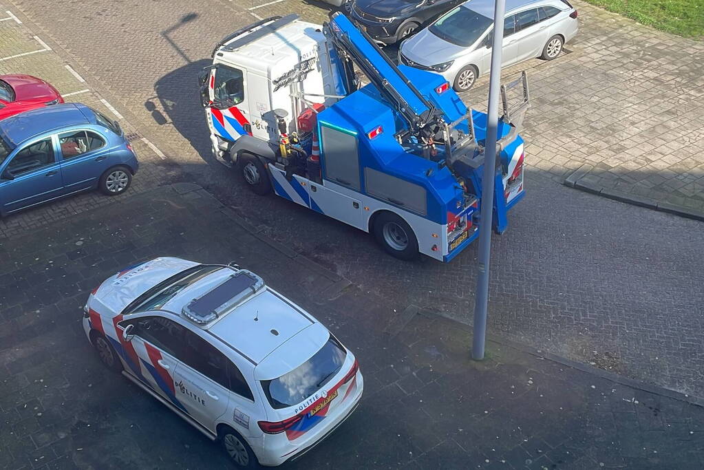 Persoon aangehouden door politie