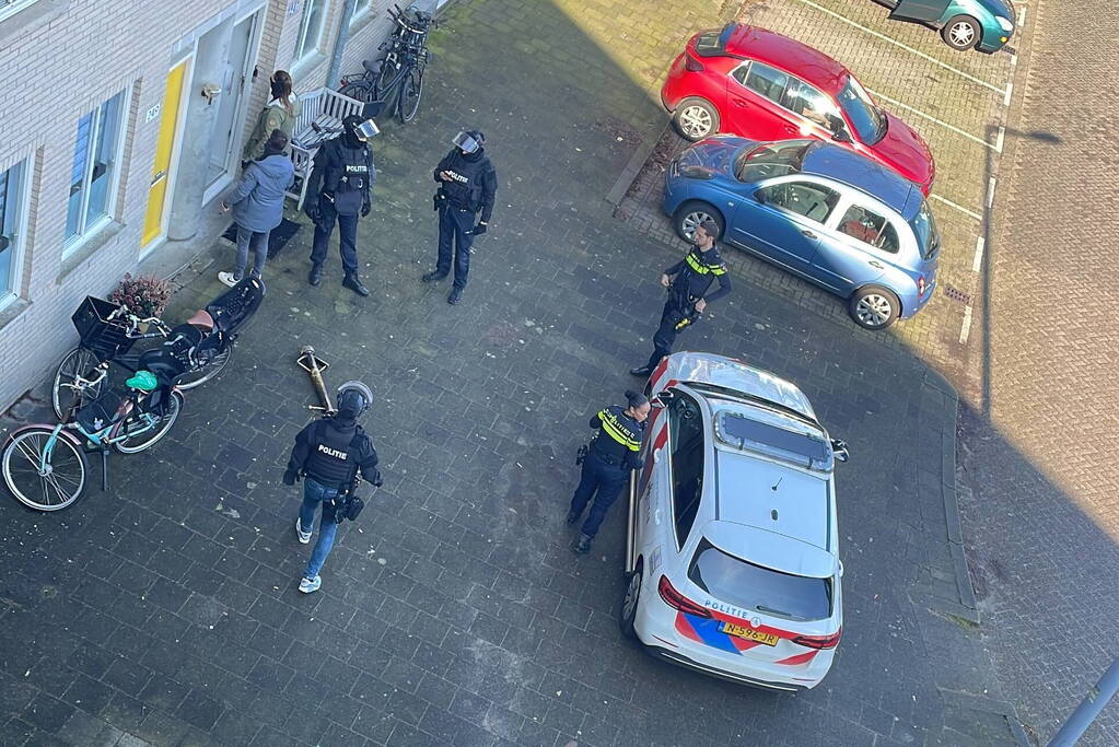 Persoon aangehouden door politie