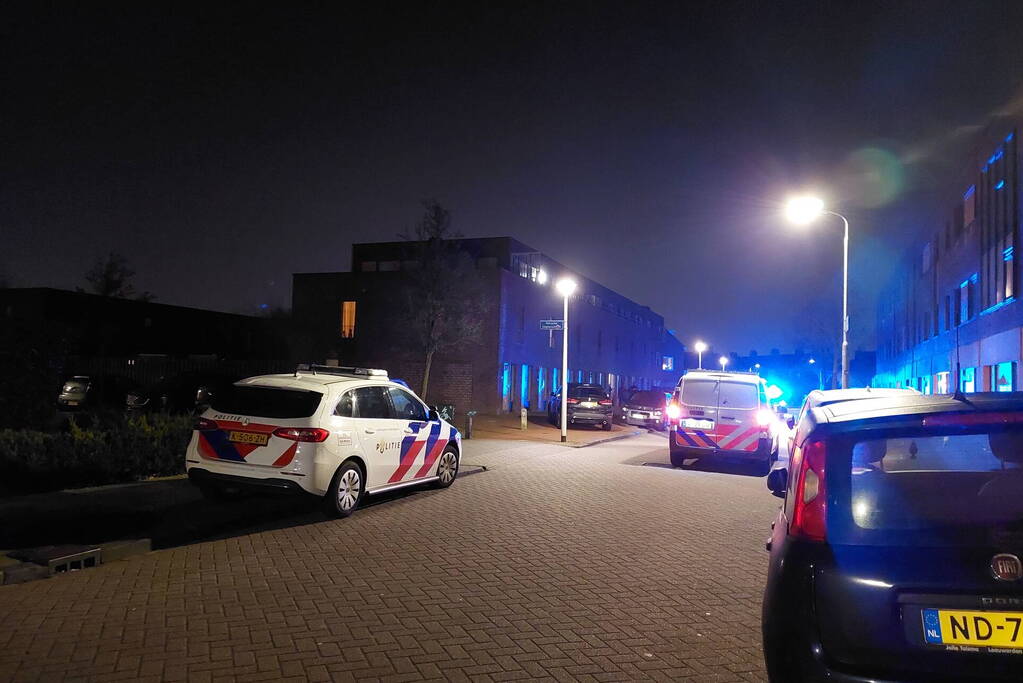 Aanhouding na conflict bij woning