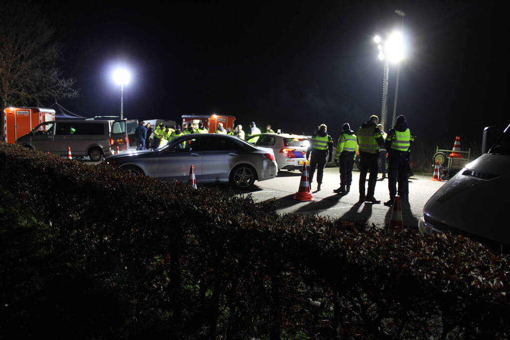 Grote verkeerscontrole op carpoolplaats