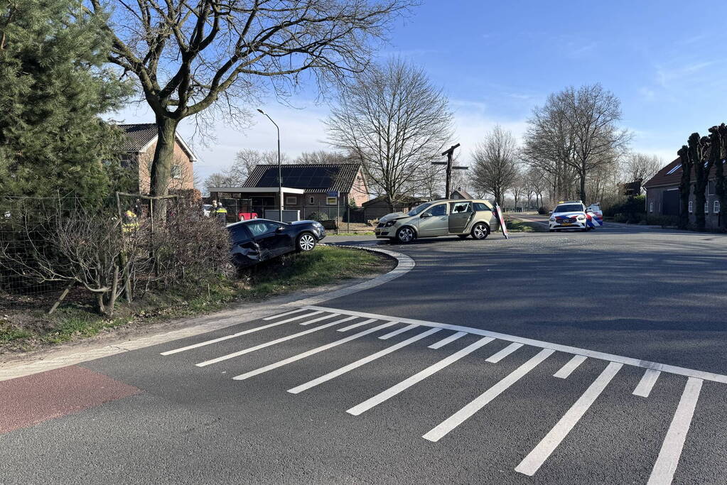 Gewonde bij ongeval op kruising