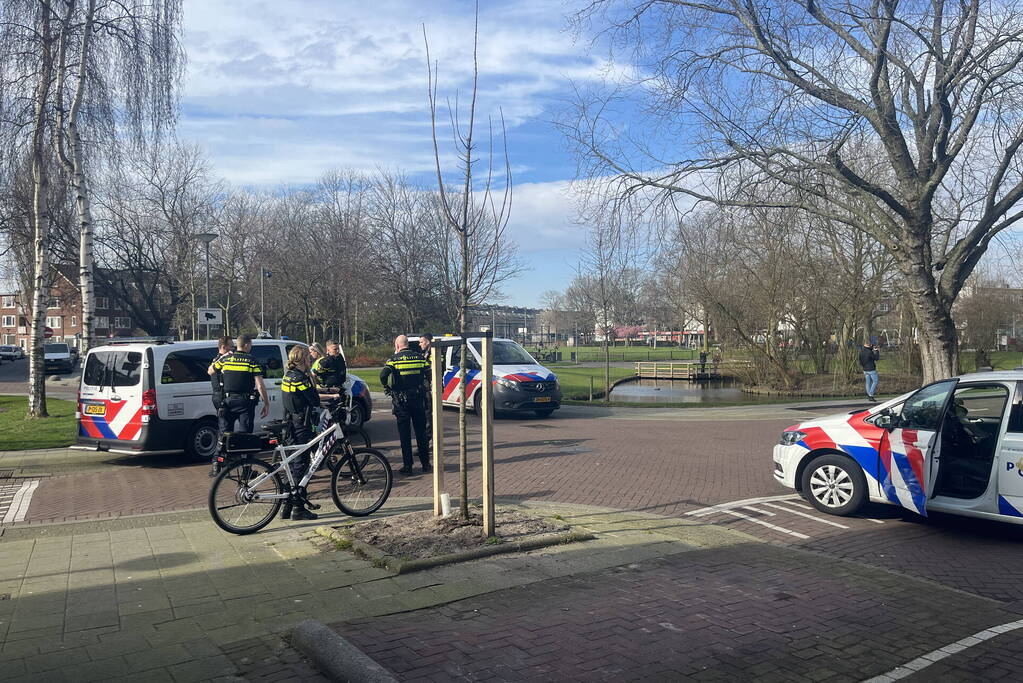 Aanhouding na mogelijke steekpartij