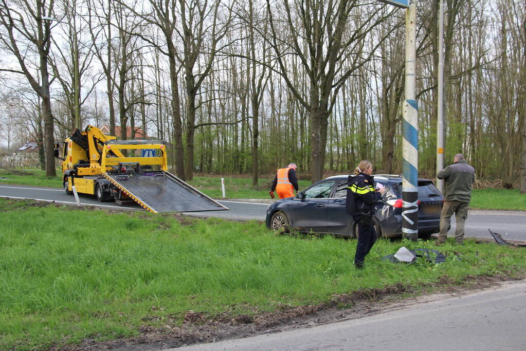 Veel schade bij ongeval op kruising